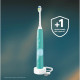 Philips Щітка зубна електр., Sonicare 4100 Series, 31т. колив/хв, насадок-1, зелений (HX3689/43)