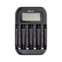 Зарядное устройство для аккумуляторов PowerPlant PP-UN4 (AA, AAA / input microUSB DC 5V/2A) (PP-UN4)