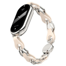 Ремешок для фитнес браслета Armorstandart Chain Wristband для Xiaomi Smart Band 10/9/8 Beige (ARM86886)