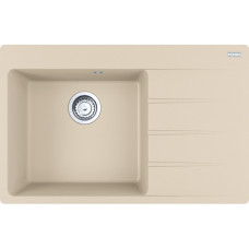 Franke Kitchen sink Centro, fragranite, rectang., with drainboard on the right, 780х500х200mm, bowl - 1, mortise, CNG 611-78 TL, beige (114.0630.475)