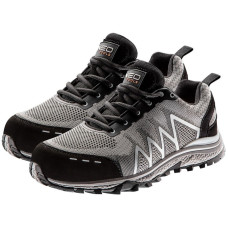 Neo Tools work sneakers, lightweight, breathable, shock absorption, metal-free, O1 SRA, size 40 (26.7 cm), gray (82-731)