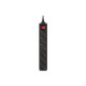 Сетевой фильтр питания REAL-EL RS-6 Protect M 5m, black (EL122300036)