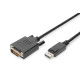 Digitus Cable DisplayPort > DVI-D (M/M), 2m, black (AK-340301-020-S)