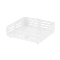 ARDESTO Салфетница Midori 18х18х6.5см, металл, белый (AR0906W)