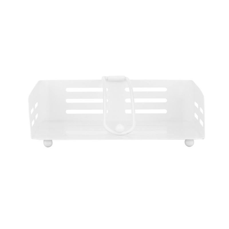 ARDESTO Napkin holder Midori 18х18х6.5cm, metal, white (AR0906W)