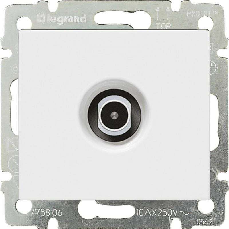Legrand Valena Classic TV socket  star  plug white (774429)