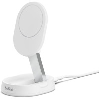 Belkin Wireless Charger 15W Stand Magnetic Qi2, white (WIA008VFWH)