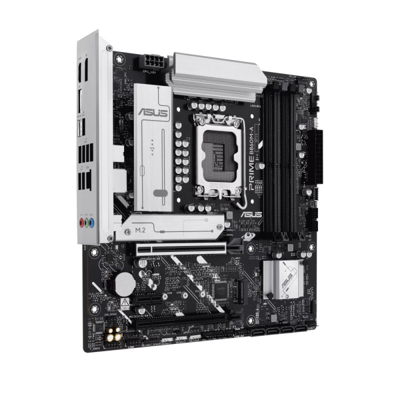 ASUS Материнcкая плата PRIME B860M-A-CSM s1851 B860 4xDDR5 M.2 DP HDMI mATX (90MB1K00-M0EAYC)