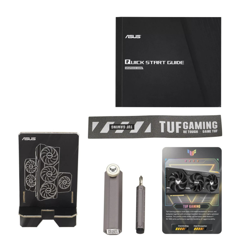 ASUS Graphic Card Radeon RX 7800 XT 16GB GDDR6 TUF OC TUF-RX7800XT-O16G-GAMING (90YV0JJ0-M0NA00)