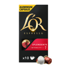 L`OR сoffe capsules Espresso Splendente, arabica 100%, 10pcs, Nespresso (8711000357910)