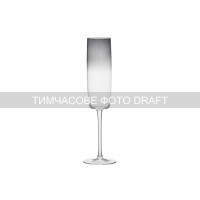 ARDESTO Champagne glasses set Black Mars 270ml, 2pcs, glass, grey (AR2627GRG)