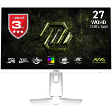 MSI Монітор MSI 27  MAG 274QRFW-X32 2xHDMI, DP, Audio, IPS, 2560x1440, 320Hz, 0.5ms, sRGB 129%, FreeSync, Pivot, HDR400, білий (9S6-3CE49H-028)