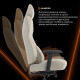 Кресло игровое GamePro GC760LG Fabric Light Gray (GC760LG)