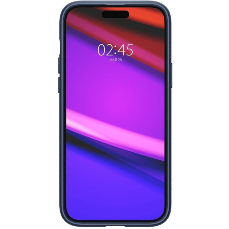 Spigen iPhone 15 Plus Mag Armor MagFit Navy Blue