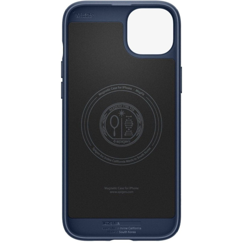 Spigen iPhone 15 Plus Mag Armor MagFit Navy Blue