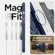 Spigen iPhone 15 Plus Mag Armor MagFit Navy Blue