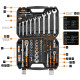 Neo Tools Tool set, 82pcs, 1/2 , 1/4 , CrV, case (10-059)