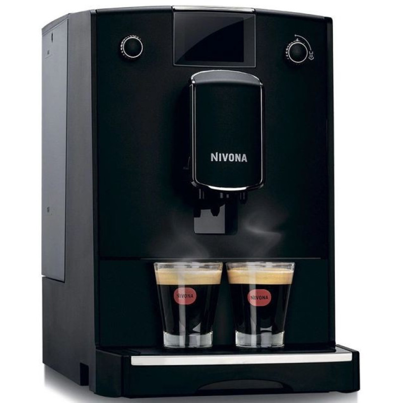 Nivona Coffee machine CafeRomatica, 2,2L, auto capuchino maker, auto recipe-5, black