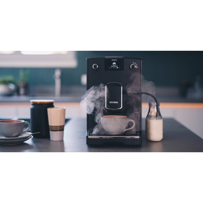 Nivona Coffee machine CafeRomatica, 2,2L, auto capuchino maker, auto recipe-5, black