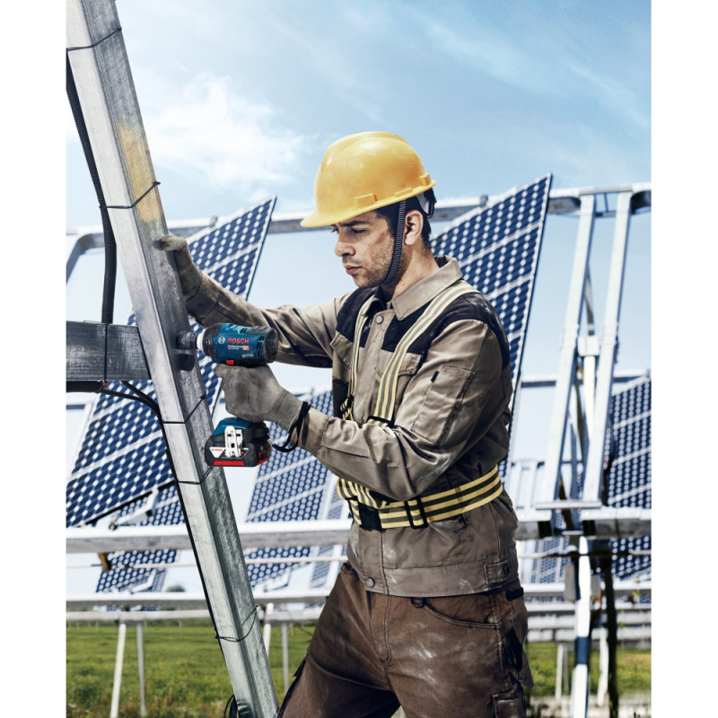 Bosch Cordless Impact Driver Professional GDS 18V-400, 2* 18 В GBA 5 Ah, 400 Nm, 0-2500 rpm, Charger GAL 18V-40, case, square, 1.87 kg (0.601.9K0.020)