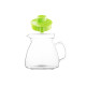 Termisil Tea pot Maja, 1250ml, barrel, borosilicate glass+plastic, lime (CDTS125AL)