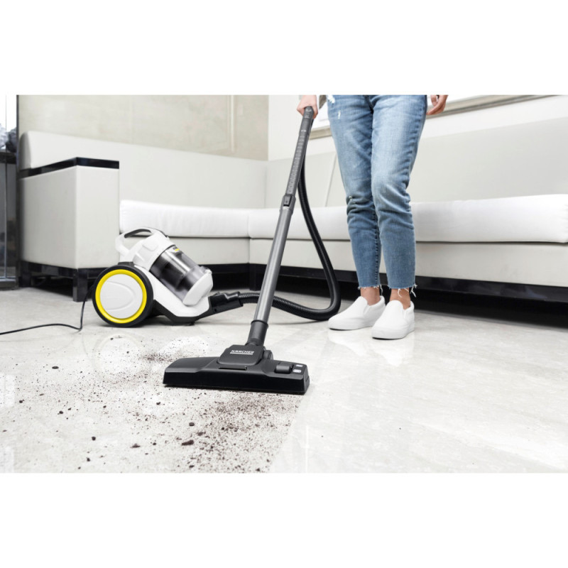 Karcher Container VC 3 Plus Premium, 1600W, dust cont -0.9L, weihgt-4.4kg, HEPA 13, white (1.198-060.0)