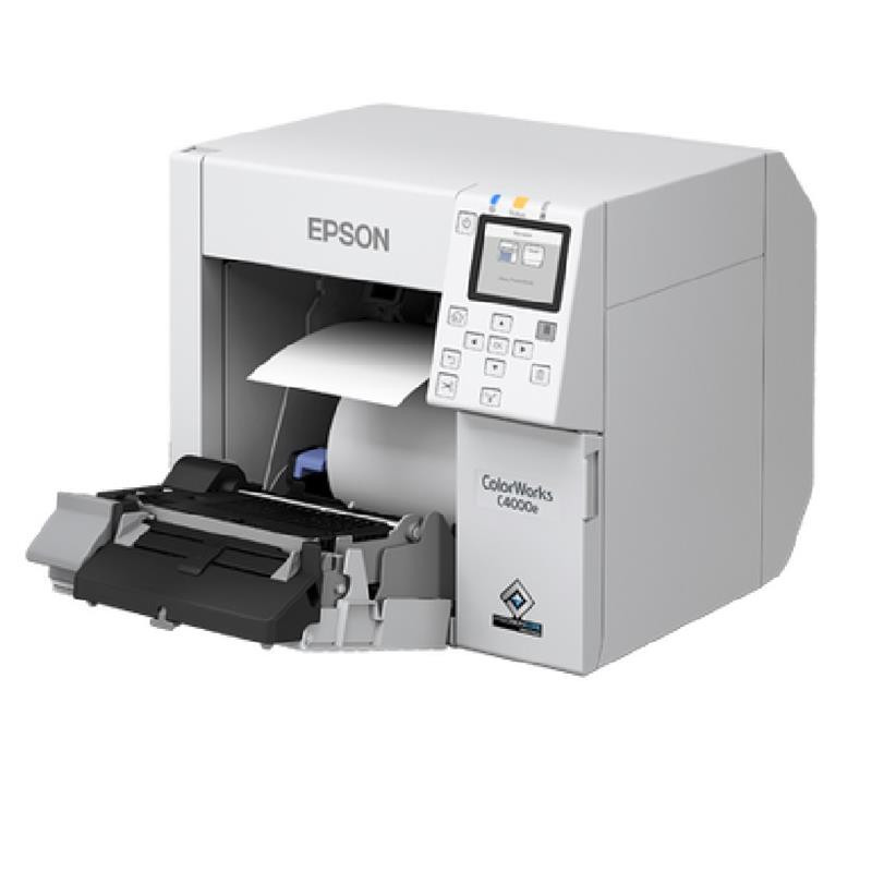 Epson Label printer ink color 108 mm ColorWorks CW-C4000e (mk) 100 mmps USB Ethernet (C31CK03102MK)