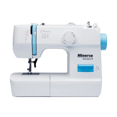 Minerva Sewing machine Horizon R, electromechanical, 71W, 13 sewing operations, loop semi-automatic, white (HORIZONR)