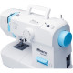 Minerva Sewing machine Horizon R, electromechanical, 71W, 13 sewing operations, loop semi-automatic, white (HORIZONR)