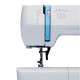 Minerva Sewing machine Horizon R, electromechanical, 71W, 13 sewing operations, loop semi-automatic, white (HORIZONR)