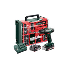 Metabo Шурупокрут-дриль акумуляторний Metabo BS 18 Set 18В 2х2А·год 24·48Нм 0-450·0-1600об·хв 1.3кг (602207710)
