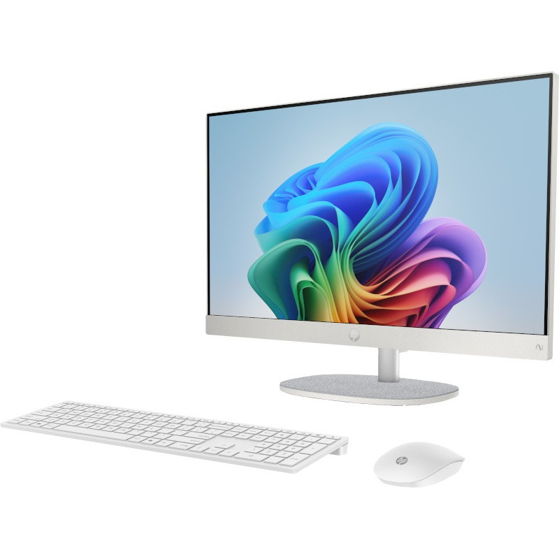 HP All-in-One 23.8  FHD IPS AG, AMD R5-340 AI, 16GB, F512GB, UMA, WiFi, kb+m, Win11, white (C31F5EA)