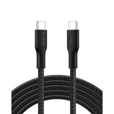 Belkin Кабель USB-C > USB-C зарядки/синхронизации 3м, 240Вт, Type-C, витой, черный (CAB025HQ3MBK)