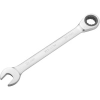 Tolsen combination wrench, ratchet mechanism, 221mm, 16mm, CrV (15220)