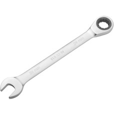Tolsen combination wrench, ratchet mechanism, 221mm, 16mm, CrV (15220)