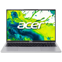 Acer Ноутбук Acer Aspire Lite AL16-54P 16  WUXGA IPS, Intel i3-1305U, 16GB, F512GB, UMA, Lin, сріблястий (NX.D76EU.007)