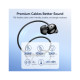 Наушники Vention Echo Lite 3.5mm In-Ear Wired Black (GBABAV)