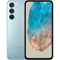 Samsung Смартфон Galaxy M35 5G (M356) 6.6" 6/128ГБ, 2SIM, 6000мА•год, синій світлий (SM-M356BLBBEUC)