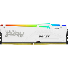 Kingston Пам'ять ПК Kingston DDR5 16GB 6000 FURY Beast Білий RGB EXPO (KF560C36BWE2A-16)