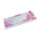 MSI Клавіатура механічна FORGE GK600 TKL W VIOLET UA 83key, mechanical Linear, USB-A, Wireless, Bluetooth, EN/UKR/RU, RGB, фіолетовий (S11-43UAQ01-HH9)