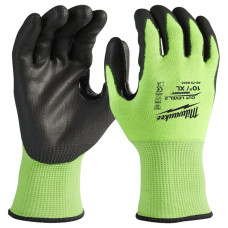 Milwaukee Рукавички робочі Milwaukee, smartswipe, поліуретан/спандекс/поліестер, р.10, зелено чорні 12шт (4932492921)