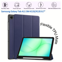 Чехол для планшета BeCover Flexible TPU Mate Samsung Galaxy Tab A11 SM-X133/X135 8.7" Deep Blue (715585)