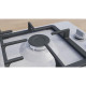 Bosch Варильна поверхня Bosch газова, 60см, чавун, WOK, нерж (PBH6C5K90R)