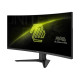 MSI Монітор 34" MAG 346CQ 2xHDMI, DP, Audio, VA, 3440x1440, 21:9, 180Hz, 1ms, sRGB 100%, CURVED, AdaptiveSync (9S6-3DD71M-001)