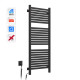 Navin electric towel warmer Avangard X, 1200x480x71mm, Wi-Fi, steel, black moire, left connection (12-272155-4812)