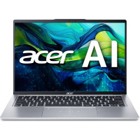 Acer Notebook Swift Go 14 SFG14-73 14  2.8K OLED, Intel U7-155H, 32GB, F1TB, UMA, Win11, silver (NX.KSGEU.005)