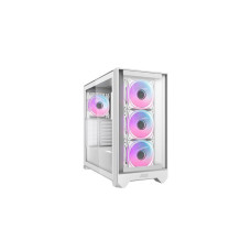 2E Gaming PC case Dominator Pro G2302W, without PSU, 2xUSB3.0, 1xUSBType-C, 4x120mm ARGB, VGA 380mm, LCS ready, controller with remote, TG Side Panel, TG/Mesh Front panel, ATX, white (2E-G2302W)