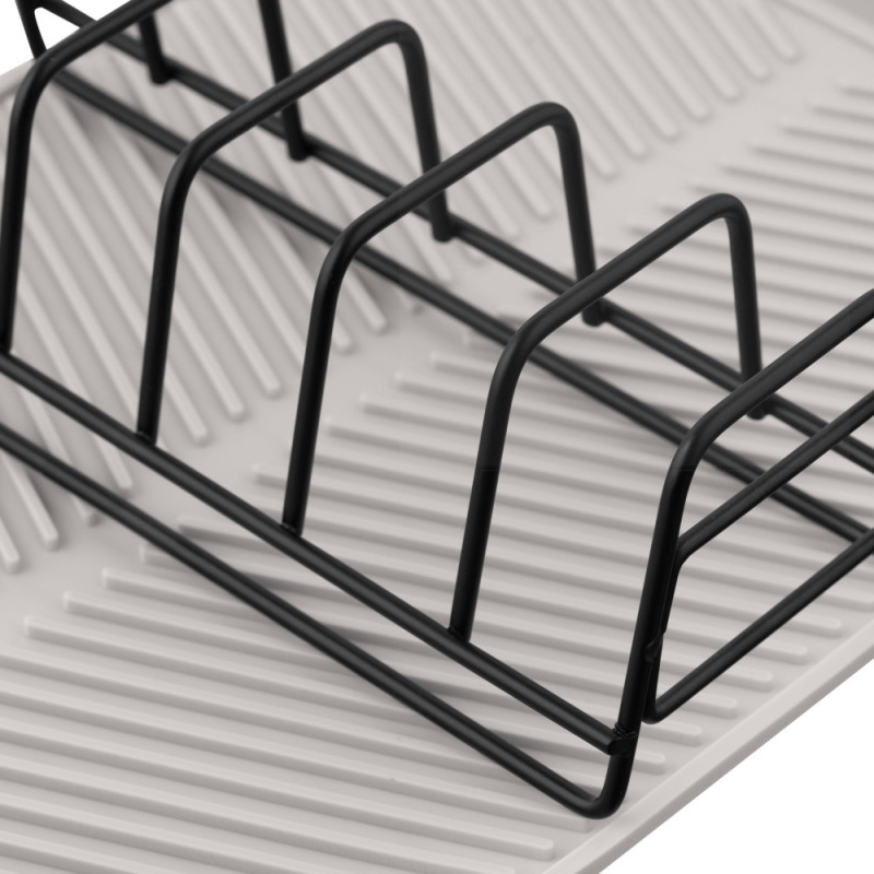 ARDESTO Dish dryer with stand Minimalism 39x25x8cm, silicone, metal, grey (ARHK4102DR) ARDESTO Dish dryer with stand Minimalism 39x25x8cm, silicone, metal, grey (ARHK4102DR)
