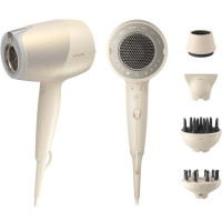 Philips Фен 9000 Series SenseIQ, 1800Вт, 3 режими, дифузор, іоніз-я, хол. обдув, турбо, золотий (BHD829/00)