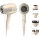 Philips Hair dryer 9000 Series SenseIQ, 3W, 3 modes, diffuser, ionization, cold blowing, turbo, gold (BHD829/00)